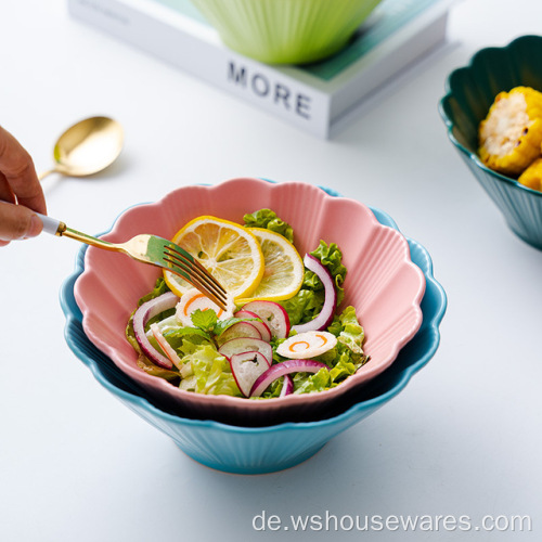 Ceramic Underglas-Bunte Chrysantheme-Schüssel-Haushalt